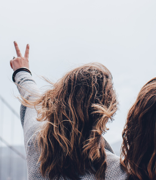 two ladies looking at bridge small