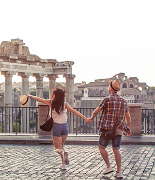 Couple on vacation