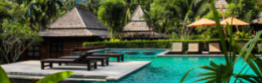 poolside photo in resort