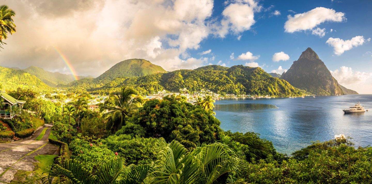 Get travel insurance for the Caribbean to see St. Lucia.