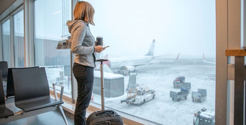 Get travel storm insurance for winter storm coverage on your trip.