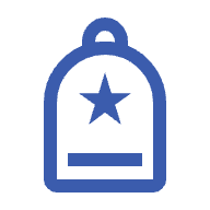 backpacker travel insurance blue backpack with star icon