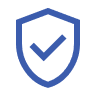 blue shield and check mark icon pet travel insurance page