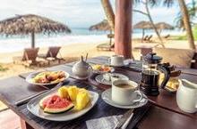 A healthy breakfast laid out on a table