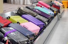 Luggage on a carousel