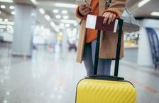 Traveler in airport